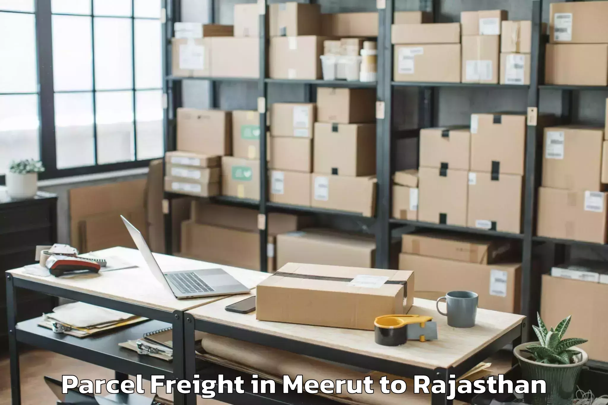 Affordable Meerut to Pokaran Parcel Freight